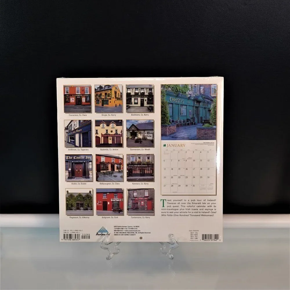 Irish Pubs 2008 Calendar Repeats In 2036